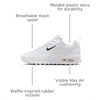 Nike Unisex-Child Air Max Bia | Casual Shoes(White/Black/Wolf Grey)