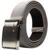 Nike Women’s Stretch Reversible Single Web Belt(Grey/Black Stretch)