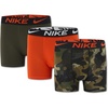 Nike Boys’ Dri-FIT Essentials Micro Multi-Pack Boxer Briefs(Camo/Orange 3-pack)