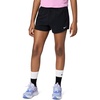 Nike Girls’ One Dri-FIT High-Waisted Woven Training Shorts(Black/White)