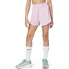 Nike Girls’ One Dri-FIT High-Waisted Woven Training Shorts(Med Soft Pink/White)