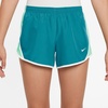 Nike Girls’ Tempo Dri-FIT Running Shorts(Energy/Arctic Green/White/White)