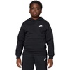 Nike Kids’ Sportswear Club Fleece Pullover Hoodie(Black/White)