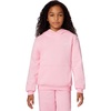 Nike Kids’ Sportswear Club Fleece Pullover Hoodie(Medium Soft Pink/White)