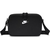 Nike Unisex Adult Classics Heritage 2.0 Crossbody Bag (2L or 4L) | Mens and Womens(Black/Black/White)