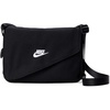 Nike Unisex Adult Classics Heritage Crossbody Bag (1L) | Mens and Womens(Black/Black/White)