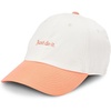 Nike Unisex Adult Club Unstructured Just Do It Cap Hat | Mens and Womens(Sail/Orange Frost/Orange Frost)