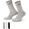 Nike Unisex Adult Everyday Cushioned Training Crew Socks (6-Pack) | Mens and Womens(Multicolor)