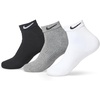Nike Unisex Adult Everyday Cushioned Training Low Socks (3-Pack) | Mens and Womens(Multicolor)