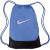 Nike Unisex Adult Gameday Brasilia X Drawstring Bag Backpack (18L) | Mens and Womens(Indigo Storm/Black/Reflect Silver)