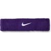 Nike Unisex Adult Swoosh Classic Headband(Court purple/white)