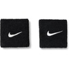 Nike Unisex Adult Swoosh Classic Wristband 2 Pack(Black/white)