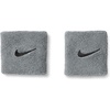 Nike Unisex Adult Swoosh Classic Wristband 2 Pack(Cool grey/black)