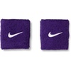 Nike Unisex Adult Swoosh Classic Wristband 2 Pack(Court purple/white)