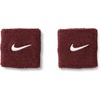 Nike Unisex Adult Swoosh Classic Wristband 2 Pack(Dark team red/white)