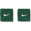 Nike Unisex Adult Swoosh Classic Wristband 2 Pack(Gorge green/white)