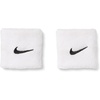 Nike Unisex Adult Swoosh Classic Wristband 2 Pack(White/black)