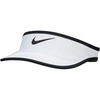 Nike Unisex Big Kids’ Dri-FIT Ace Swoosh Visor Hat | Boys and Girls(White/Black)