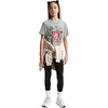 Nike Unisex Big Kids’ Sportswear Club Boxy Rest T-Shirt – Boys and Girls((Multi Sport)/Dark Grey Heather)