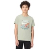 Nike Unisex Big Kids’ Sportswear Club Boxy Rest T-Shirt – Boys and Girls(Spruce Fog)