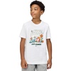 Nike Unisex Big Kids’ Sportswear Club Boxy Rest T-Shirt – Boys and Girls(White)