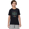 Nike Unisex Big Kids’ Sportswear Club Multi Sport T-Shirt – Boys and Girls(Black)