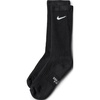 Nike Unisex Kids’ Everyday Cushioned Crew Socks (6-Pack) | Boys and Girls(Black/White)