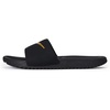 Nike Unisex Kids’ Kawa Slides – Boys Girls Toddlers & Baby Sandals | Casual Sandals(Black/Metallic Gold)