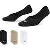 Nike Women’s Everyday Lightweight Training Footie Socks (3 Pairs)(Multicolor)