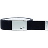 Nike Women’s Stretch Reversible Single Web Belt(Black/White Stretch)