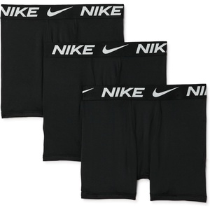 Nike Boys’ Dri-FIT Essentials Micro Multi-Pack Boxer Briefs(Black 3-pack)