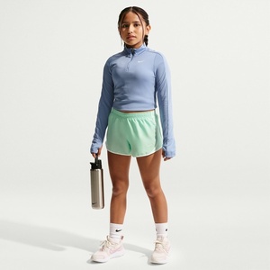 Nike Girls’ Tempo Dri-FIT Running Shorts(Arctic Green/Arctic Green/White/White)