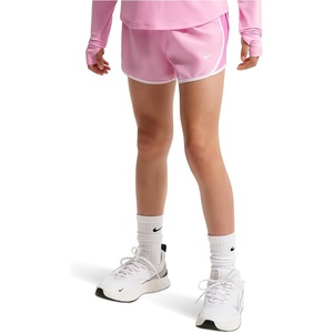 Nike Girls’ Tempo Dri-FIT Running Shorts(Pink Rise/Playful Pink/White/White)