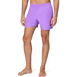 Nike Men’s Nike Swim Breaker Essential 5″ Brief-Lined Volley Short(Bright Violet)