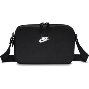 Nike Unisex Adult Classics Heritage 2.0 Crossbody Bag (2L or 4L) | Mens and Womens(Black/Black/White)