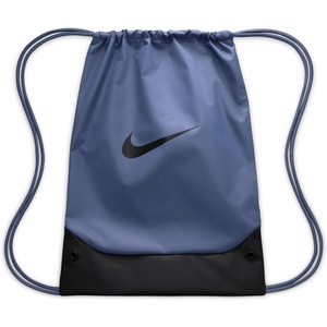 Nike Unisex Adult Gameday Brasilia X Drawstring Bag Backpack (18L) | Mens and Womens(Diffused Blue/Black/Black)