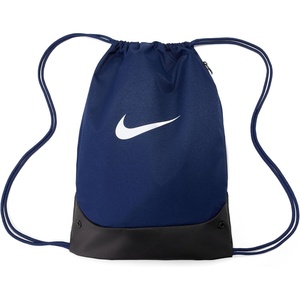 Nike Unisex Adult Gameday Brasilia X Drawstring Bag Backpack (18L) | Mens and Womens(Midnight Navy/Black/White)