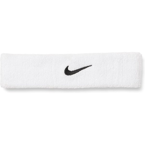 Nike Unisex Adult Swoosh Classic Headband(White/black)
