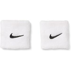 Nike Unisex Adult Swoosh Classic Wristband 2 Pack(White/black)