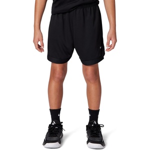 Nike Unisex Big Kids’ Court Dri-FIT 5″ Basketball Shorts – Boys and Girls(Black/White)