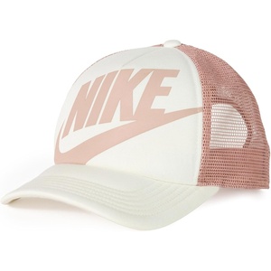 Nike Unisex Big Kids’ Rise Structured Trucker Cap Hat | Boys and Girls(Sail/Particle Pink/Particle Pink)