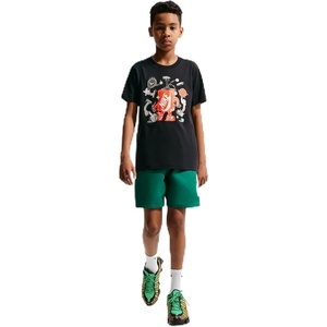 Nike Unisex Big Kids’ Sportswear Club Boxy Rest T-Shirt – Boys and Girls((Multi Sport)/Black)