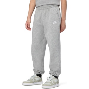 Nike Unisex Big Kids’ Sportswear Club Fleece Loose Pants – Boys and Girls(Dark Grey Heather/Base Grey/White)