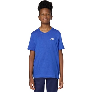 Nike Unisex Big Kids’ Sportswear Club T-Shirt – Boys and Girls(Game Royal)