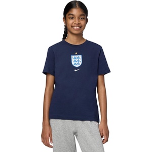 Nike Unisex Big Kids’ Sportswear Club World Cup T-Shirt – Boys and Girls((England) Obsidian)