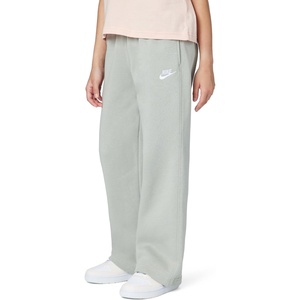 Nike Unisex Big Kids’ Sportswear Loose Open-Hem Pants – Boys and Girls(Spruce Fog/White)