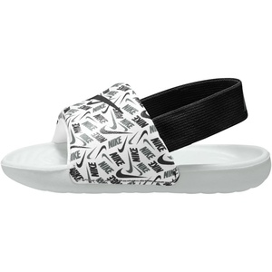 Nike Unisex Kids’ Kawa Slides – Boys Girls Toddlers & Baby Sandals | Casual Sandals(Off White/Black-camo Green-white)