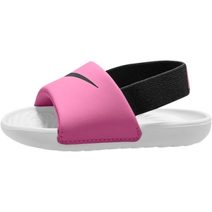 Nike Unisex Kids’ Kawa Slides – Boys Girls Toddlers & Baby Sandals | Casual Sandals(Playful Pink/Black-white)