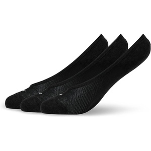 Nike Women’s Everyday Lightweight Training Footie Socks (3 Pairs)(Black/White)