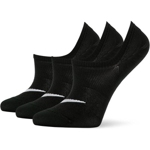 Nike Women’s Everyday Plus Lightweight Training Footie Socks (3-Pack)(Black/White)
